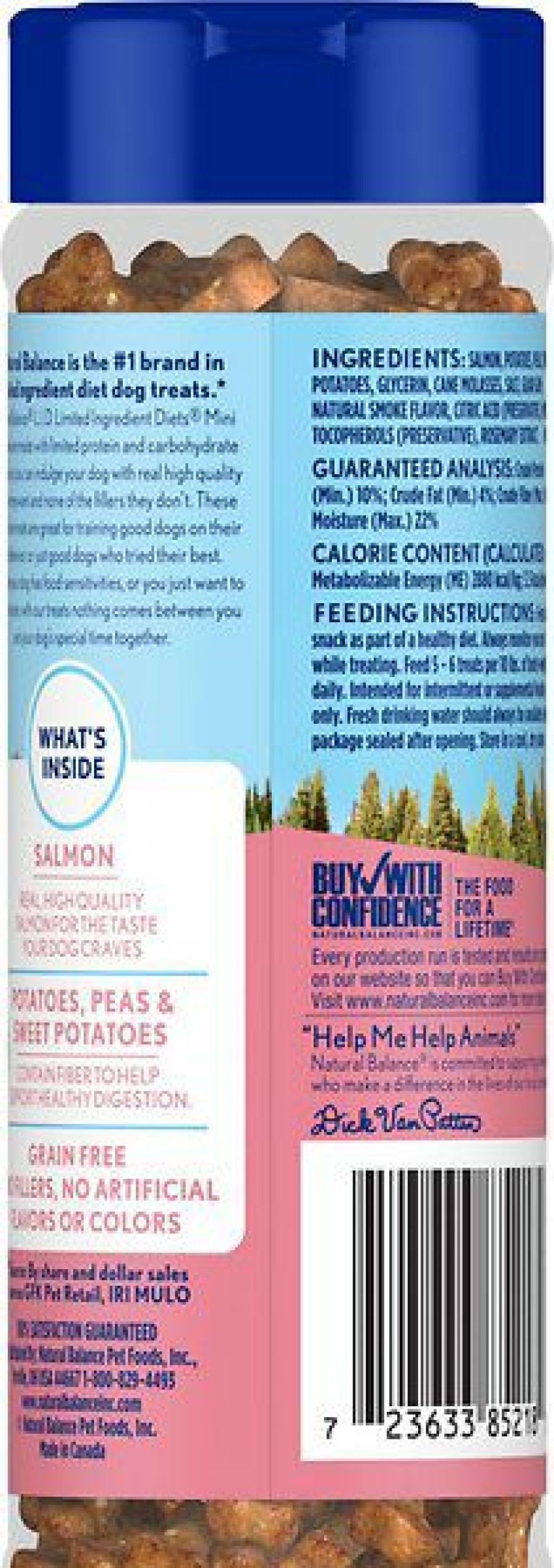 Soft & Chewy Treats * | Natural Balance Limited Ingredient Diets Mini Rewards Salmon Formula Dog Treats, 5.3-Oz Jar Discount