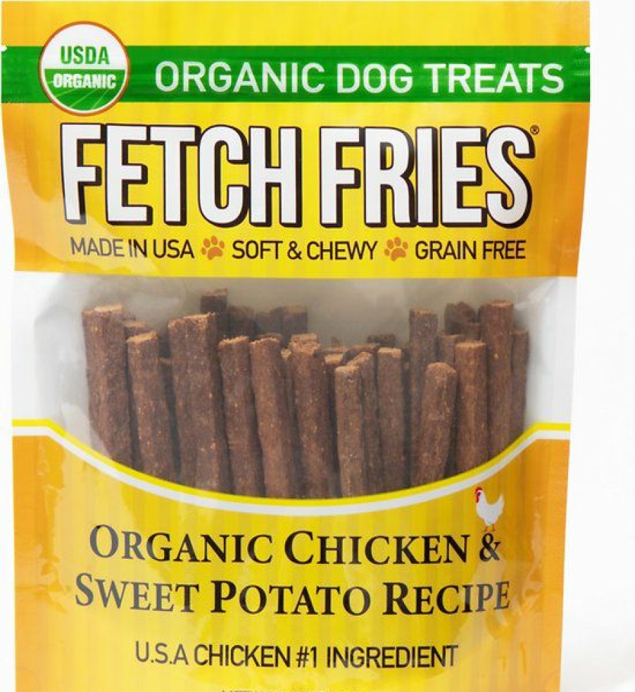 Soft & Chewy Treats * | Fast Pet Food Fetch Fries Organic Chicken & Sweet Potato Dog Treats Outlet