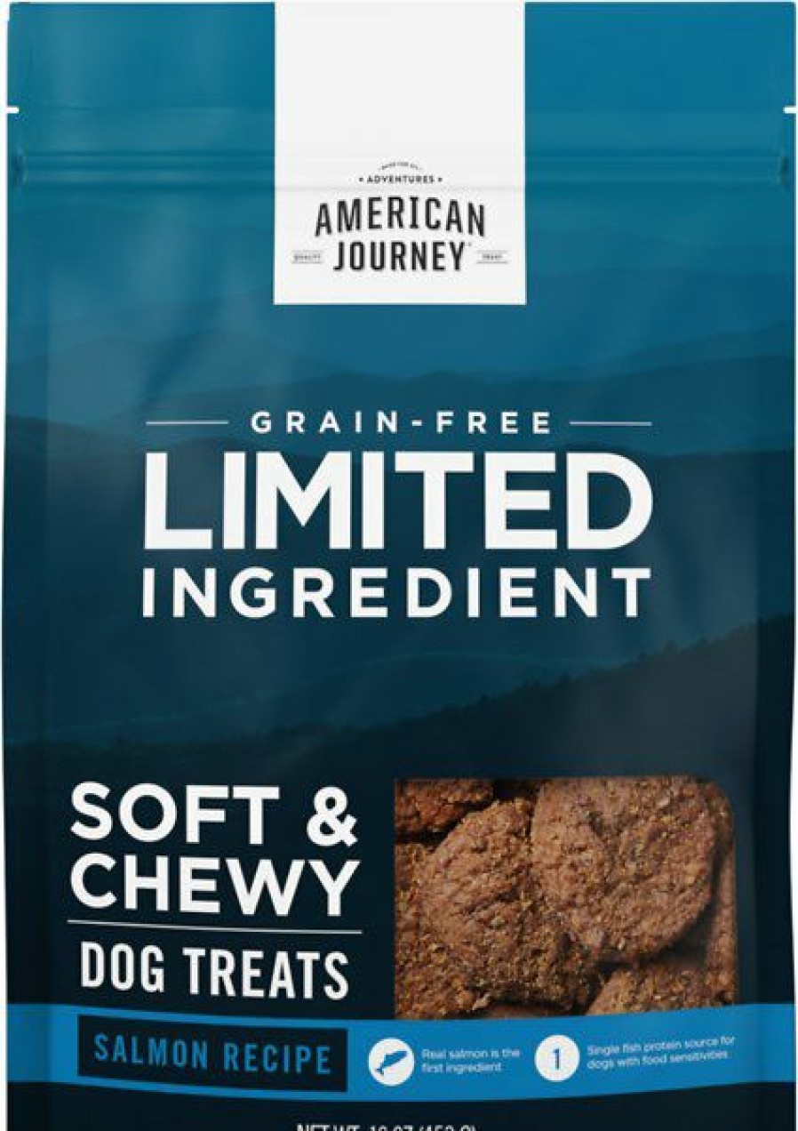 Soft & Chewy Treats * | American Journey Limited Ingredient Grain-Free Salmon Recipe Soft & Chewy Dog Treats, 16-Oz Bag Discount