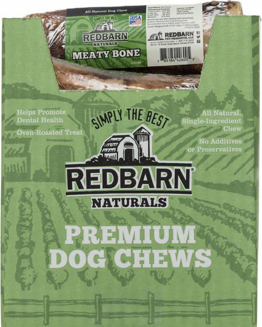 Bones & Natural Chews * | Redbarn Naturals Large Meaty Bones Dog Treats, 25 Count Online