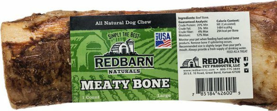 Bones & Natural Chews * | Redbarn Naturals Large Meaty Bones Dog Treats, 25 Count Online