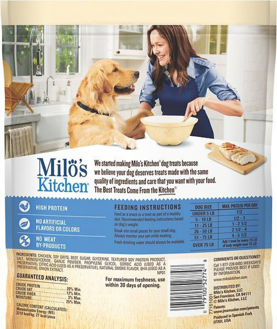 Soft & Chewy Treats * | Milo'S Kitchen Chicken Meatballs Dog Treats Discount