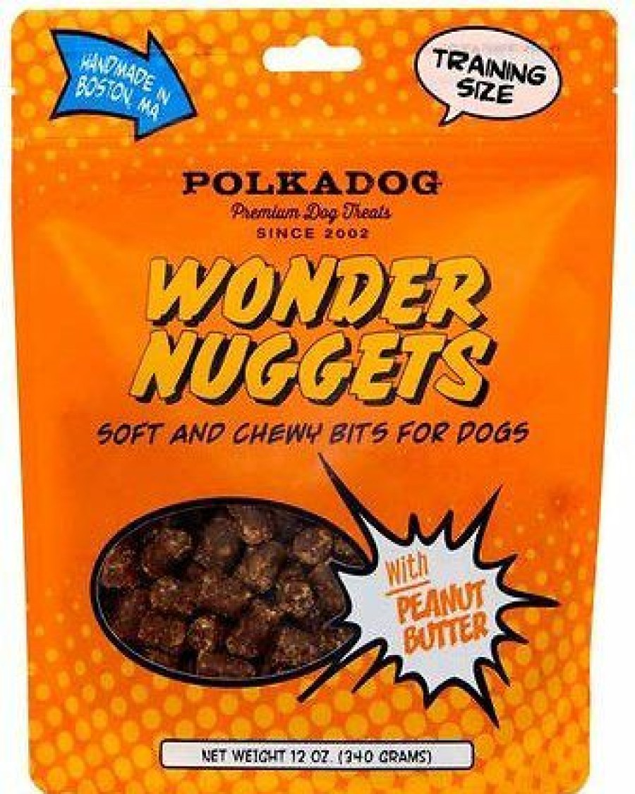 Soft & Chewy Treats * | Polkadog Wonder Nuggets Peanut Butter Flavor Soft & Chewy Dog Treats, 12-Oz Bag Discount