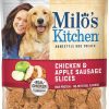 Soft & Chewy Treats * | Milo'S Kitchen Chicken & Apple Sausage Slices Dog Treats, 10-Oz Discount