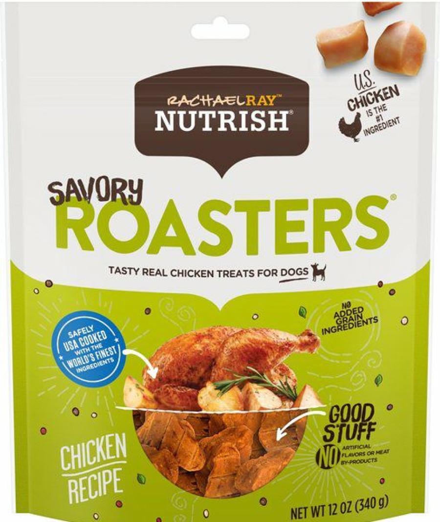 Soft & Chewy Treats * | Rachael Ray Nutrish Savory Roasters Roasted Chicken Grain-Free Recipe Dog Treats Online