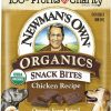 Soft & Chewy Treats * | Newman'S Own Organics Snack Bites Chicken Recipe Grain-Free Dog Treats Sale