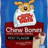 Soft & Chewy Treats * | Canine Carry Outs Chew Bones Beef Flavor Dog Treats, Large Online