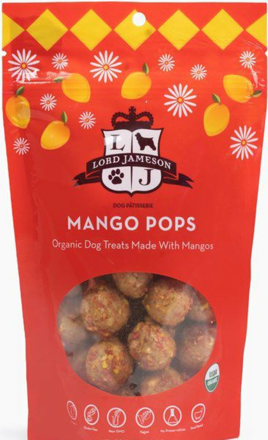 Soft & Chewy Treats * | Lord Jameson Mango Pops Soft & Chewy Dog Treats, 6-Oz Bag Outlet