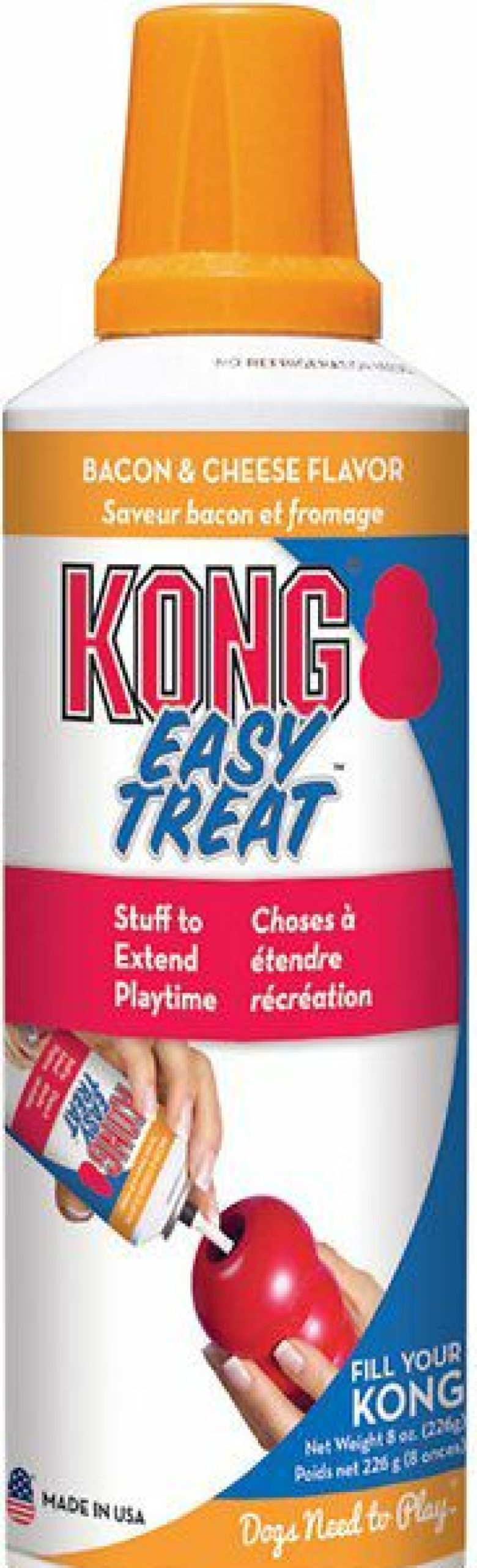 Soft & Chewy Treats * | Kong Stuff'N Easy Treat Bacon & Cheese Recipe, 8-Oz Bottle Sale