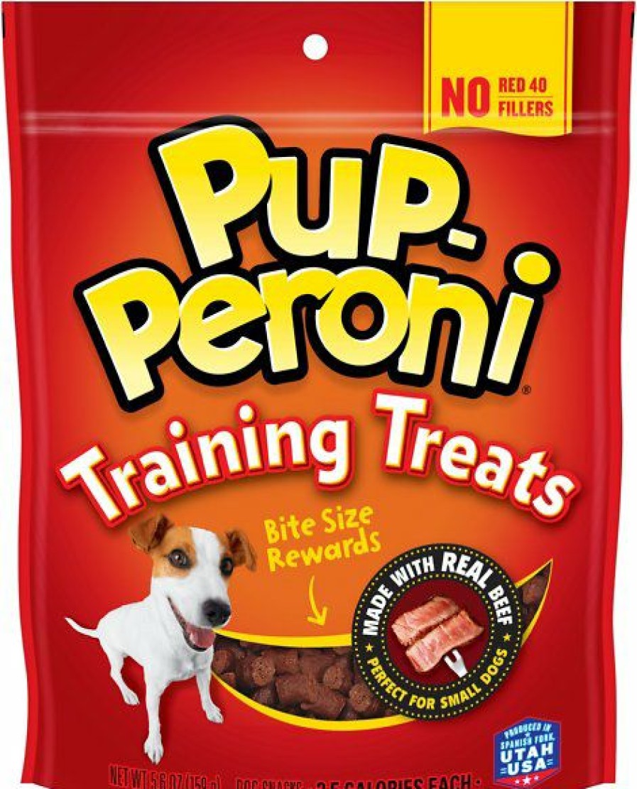 Soft & Chewy Treats * | Pup-Peroni Training Treats Made With Real Beef Dog Treats Clearance