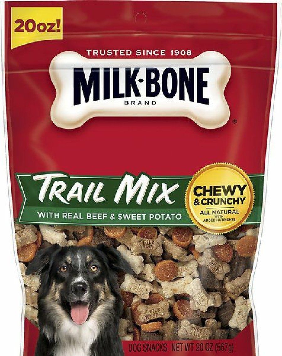 Soft & Chewy Treats * | Milk-Bone Trail Mix With Real Beef & Sweet Potato Chewy & Crunchy Dog Treats Discount