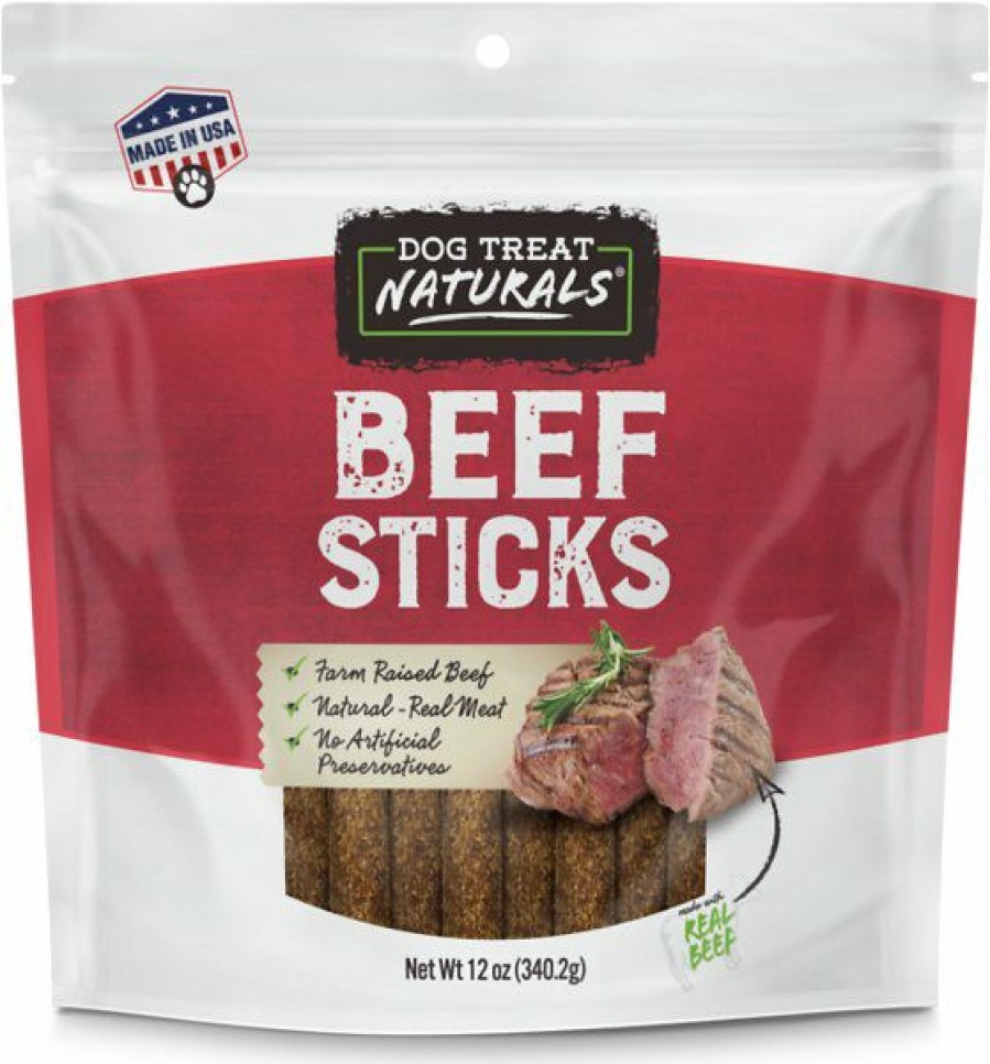 Soft & Chewy Treats * | Dog Treat Naturals Beef Sticks Dog Treats, 12-Oz Bag Clearance