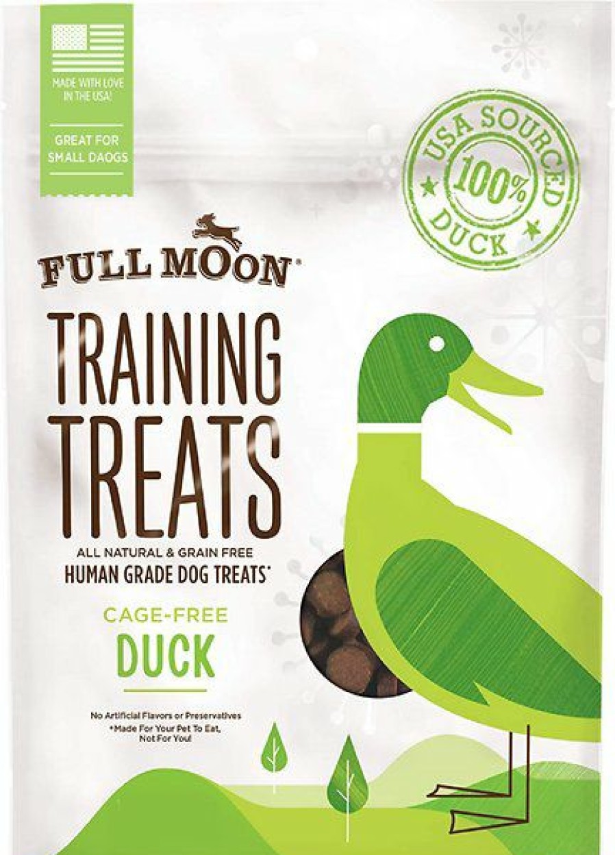 Soft & Chewy Treats * | Full Moon Duck Training Grain-Free Dog Treats, 5-Oz Bag Online