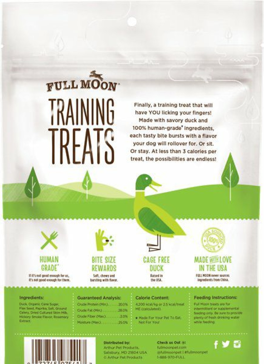 Soft & Chewy Treats * | Full Moon Duck Training Grain-Free Dog Treats, 5-Oz Bag Online