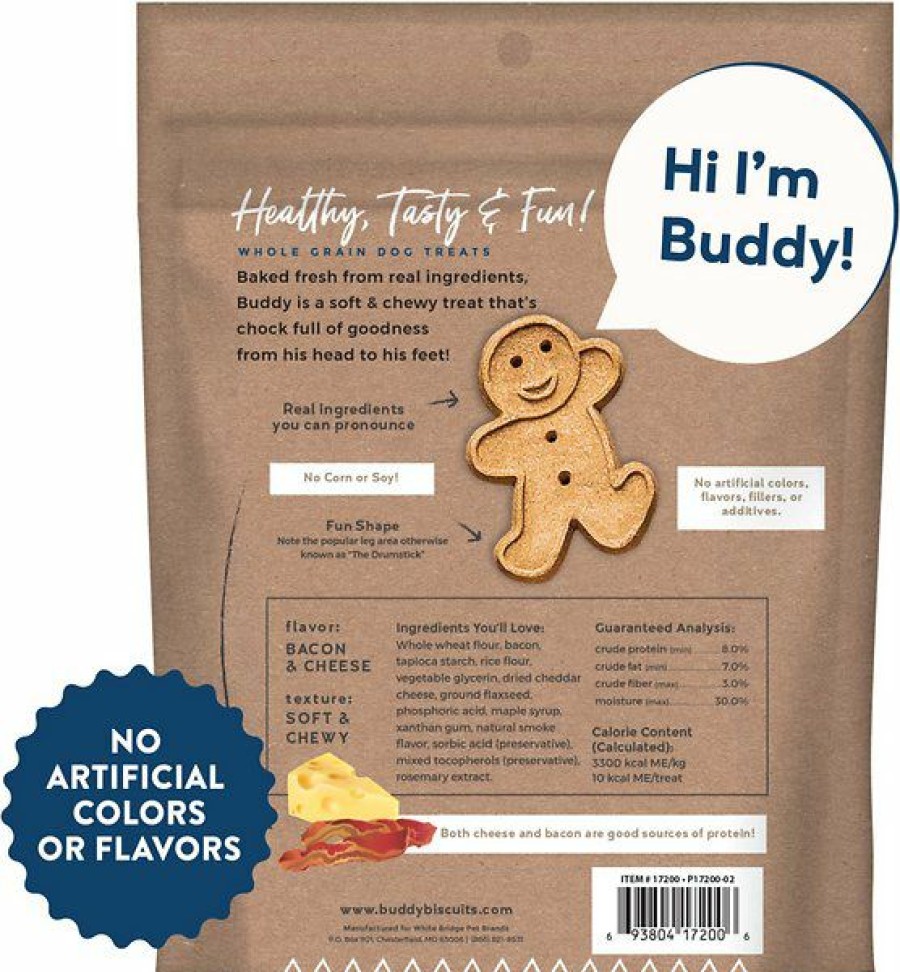 Soft & Chewy Treats * | Buddy Biscuits With Bacon & Cheese Soft & Chewy Dog Treats Outlet