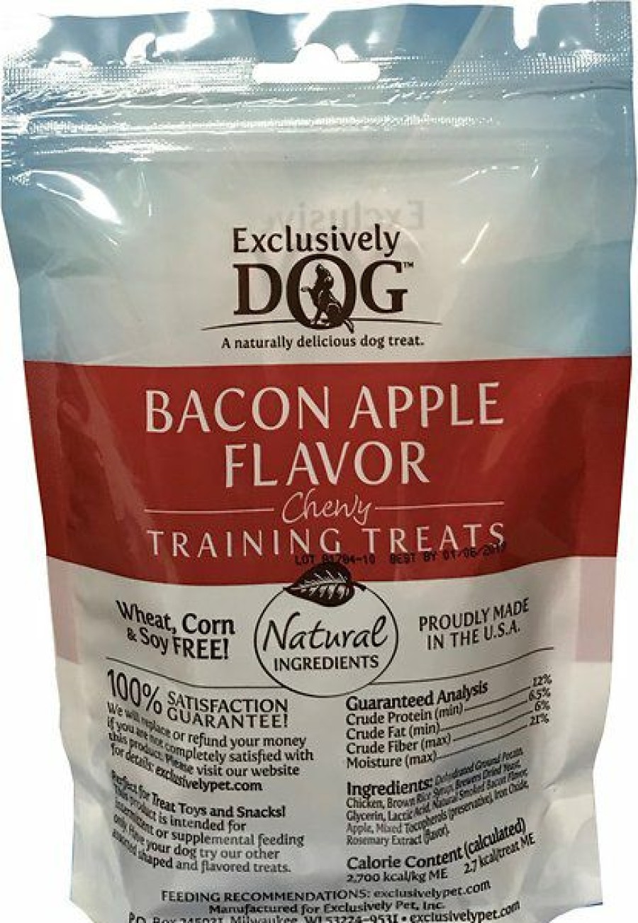 Soft & Chewy Treats * | Exclusively Dog Bacon Apple Flavor Training Dog Treats, 7-Oz Bag Clearance