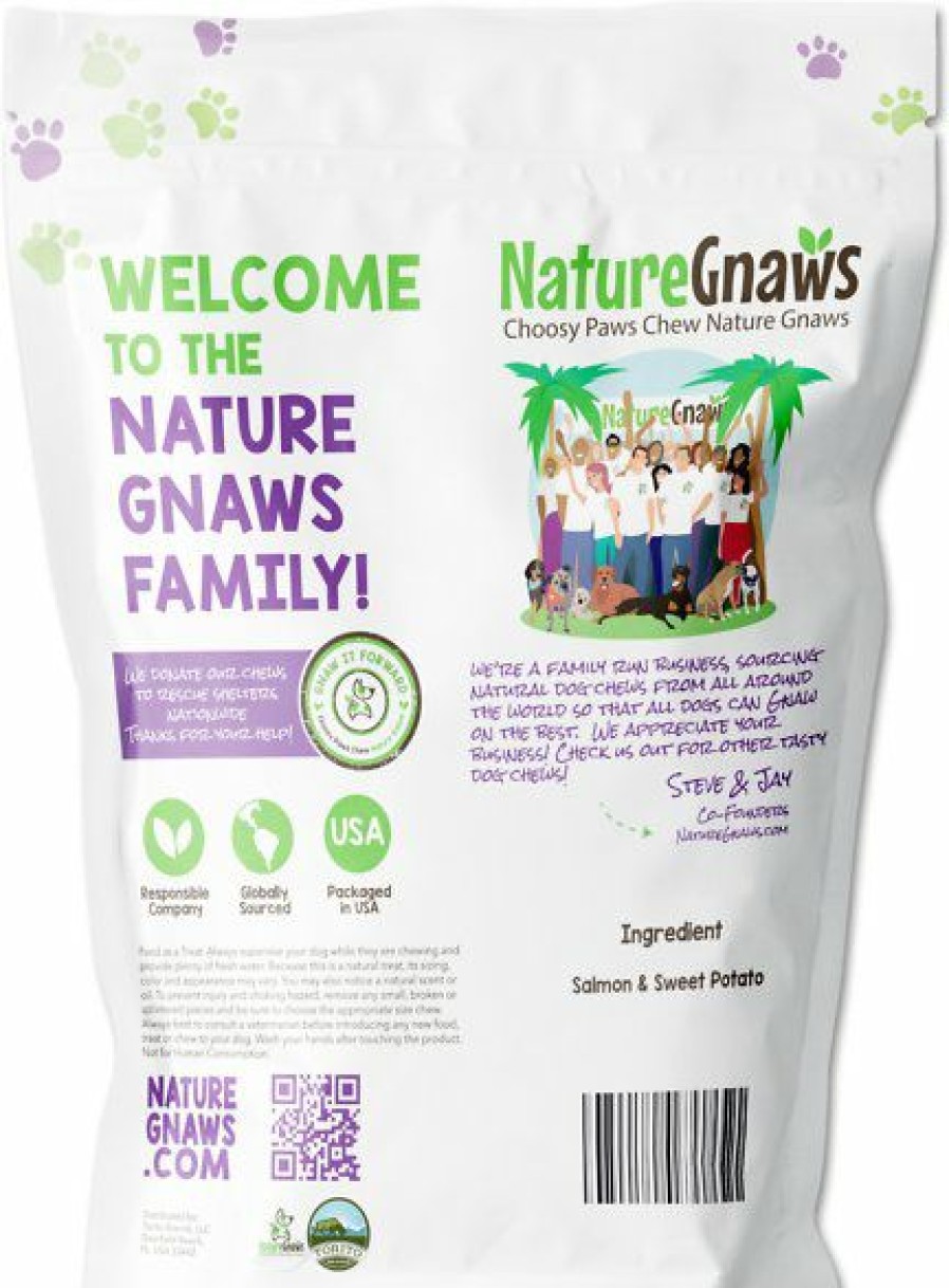 Soft & Chewy Treats * | Nature Gnaws Salmon Chew Grain-Free Dog Treats, 12-Oz Bag Online