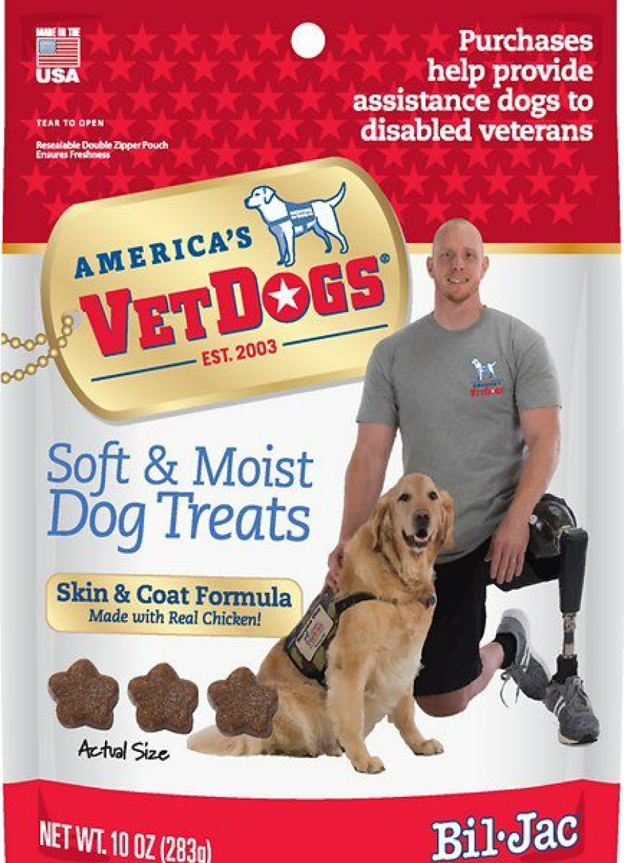 Soft & Chewy Treats * | Bil-Jac America'S Vetdogs Skin & Coat Dog Treats Discount