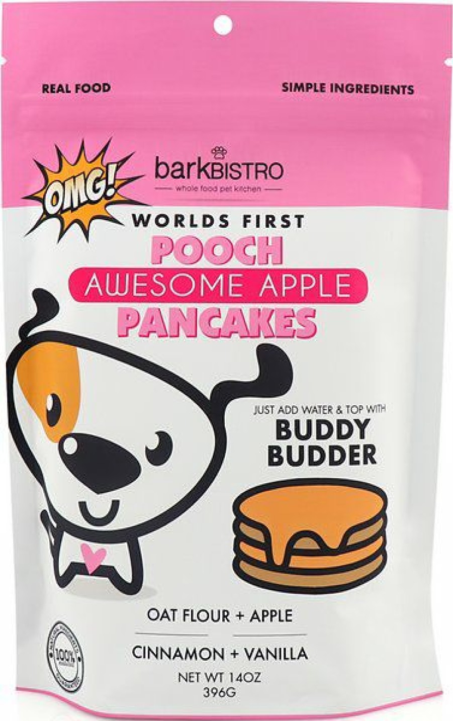 Soft & Chewy Treats * | Bark Bistro Company Pooch Pancakes Awesome Apple Dog Treat, 14-Oz Bag Clearance