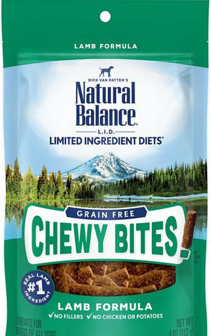 Soft & Chewy Treats * | Natural Balance L.I.D. Limited Ingredient Diets Chewy Bites Lamb Formula Grain-Free Dog Treats, 4-Oz Bag Discount