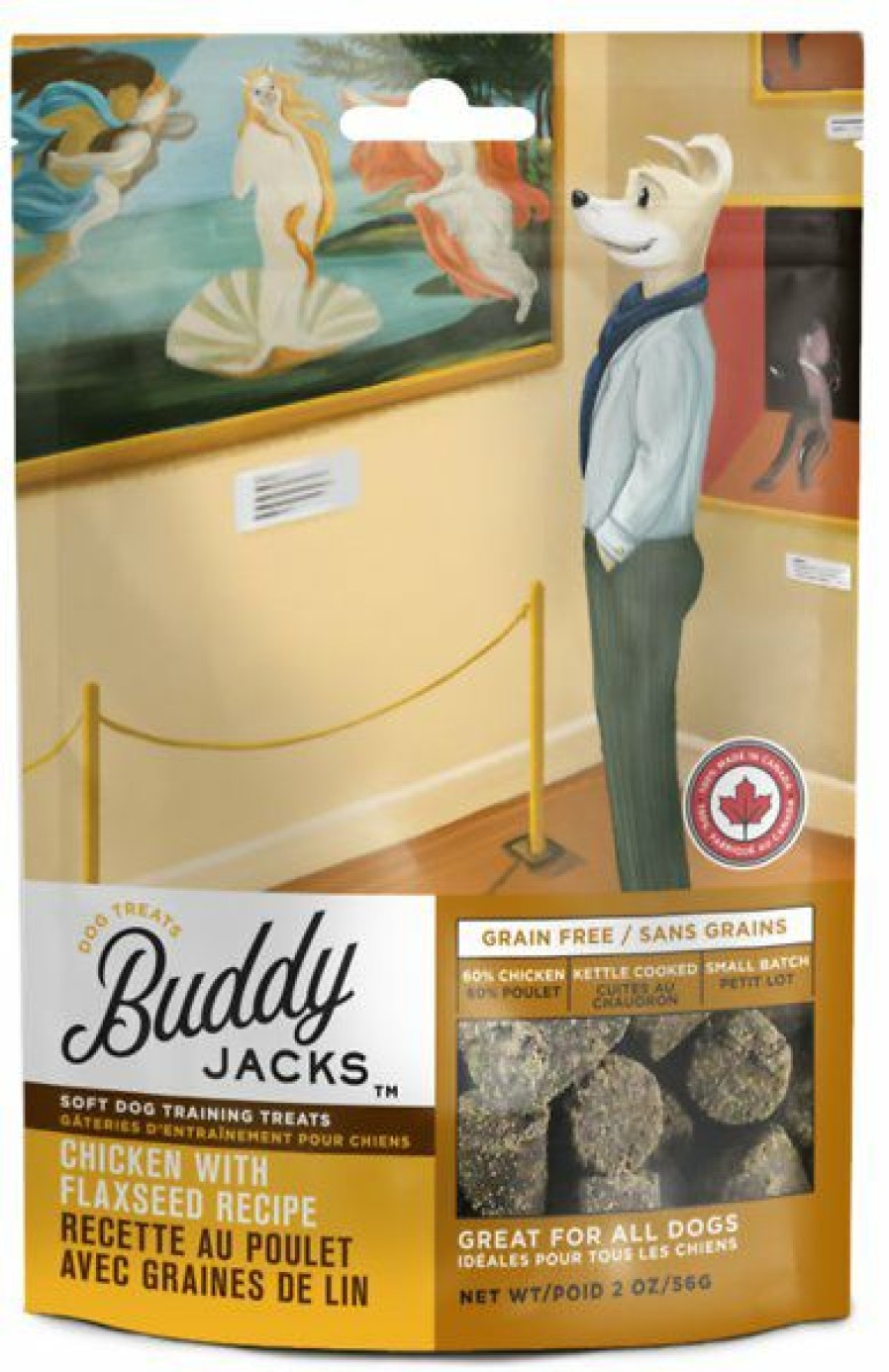 Soft & Chewy Treats * | Buddy Jack'S Chicken With Flaxseed Recipe Grain-Free Dog Treats Discount