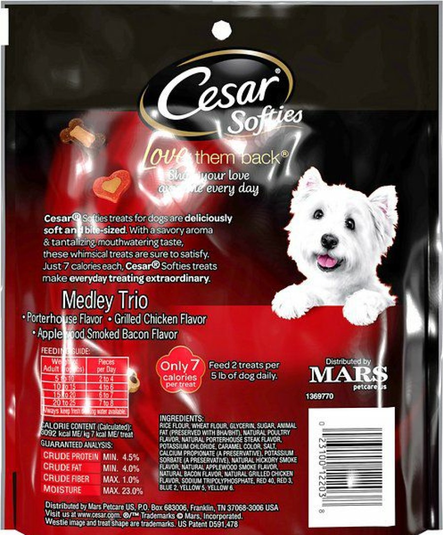 Soft & Chewy Treats * | Cesar Softies Medley Dog Treats Clearance