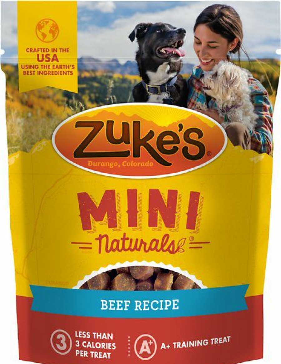 Soft & Chewy Treats * | Zuke'S Mini Naturals Beef Recipe Dog Treats Outlet