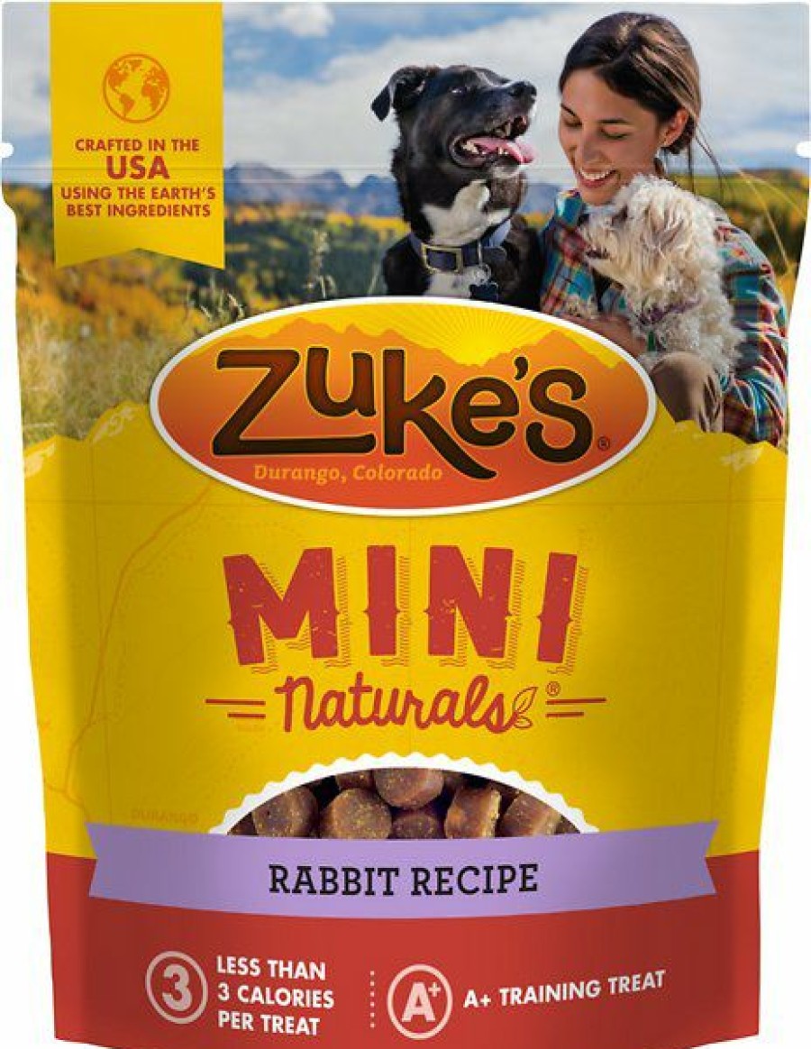 Soft & Chewy Treats * | Zuke'S Mini Naturals Rabbit Recipe Training Dog Treats Clearance