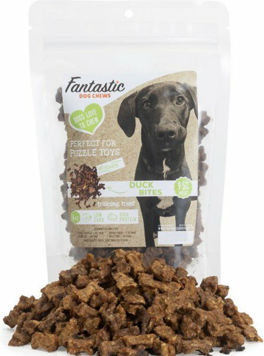 Soft & Chewy Treats * | Fantastic Dog Chews 95% Duck Bites Dog Treats, 6-Oz Bag Sale