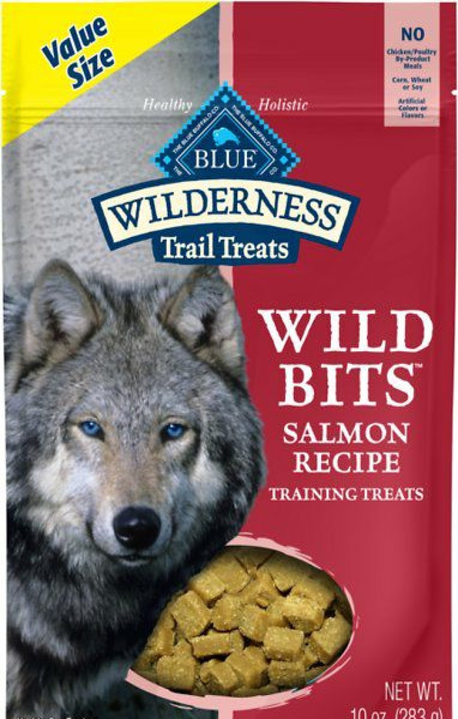 Soft & Chewy Treats * | Blue Buffalo Wilderness Trail Treats Salmon Wild Bits Grain-Free Training Dog Treats Online