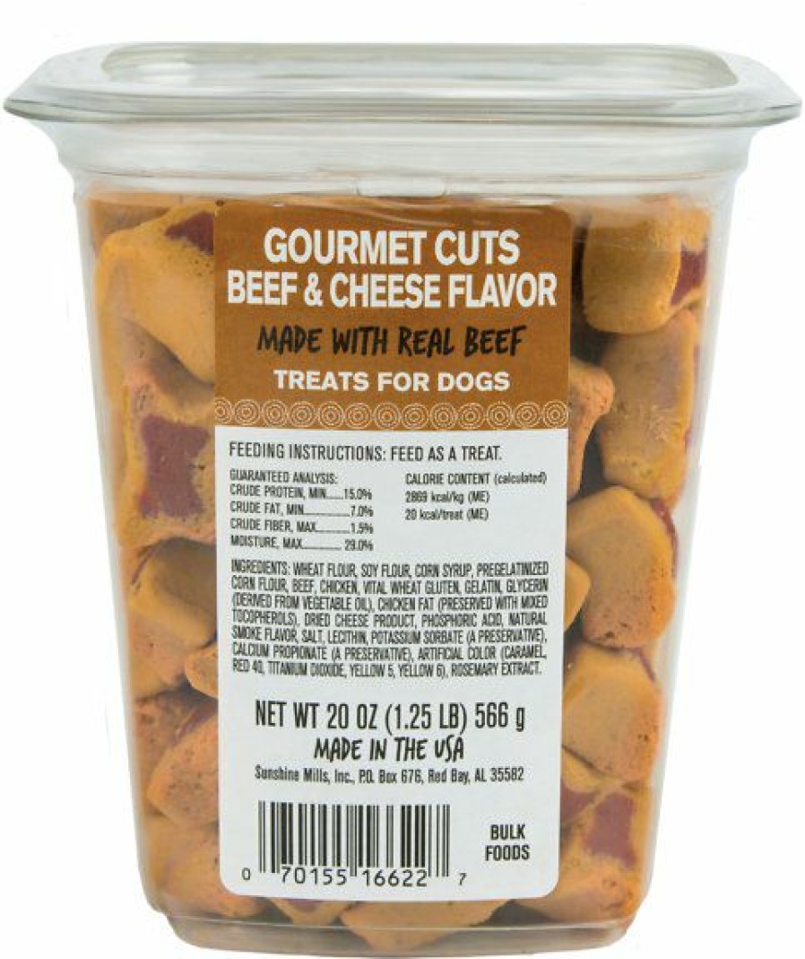 Soft & Chewy Treats * | Meaty Treats Gourmet Beef & Cheese Flavor Cuts Soft & Chewy Dog Treats, 20-Oz Canister Outlet