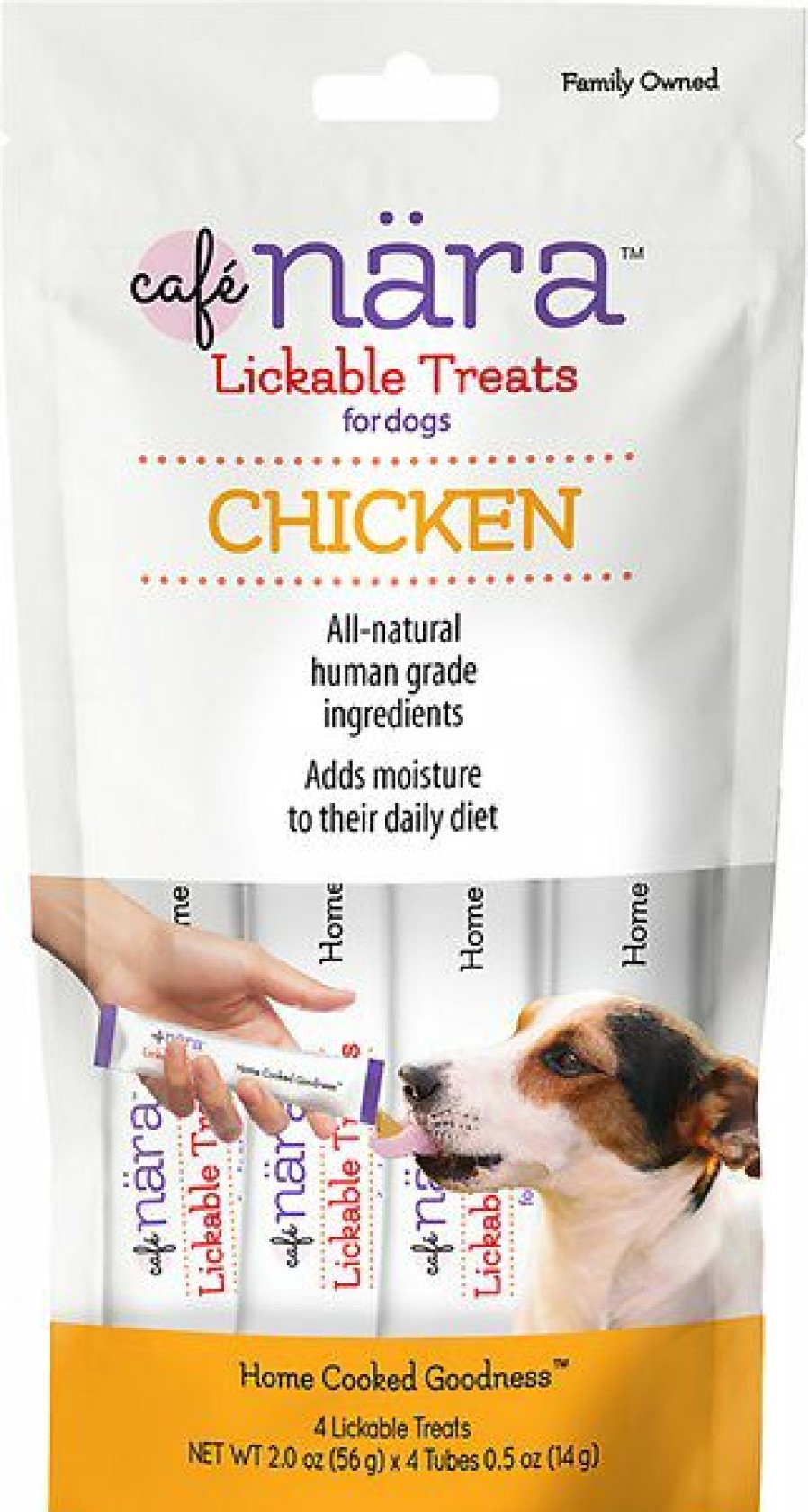 Soft & Chewy Treats * | Cafe Nara Chicken Flavored Lickable Dog Treats, 2-Oz Bag, 4 Count Cafe Nara Outlet