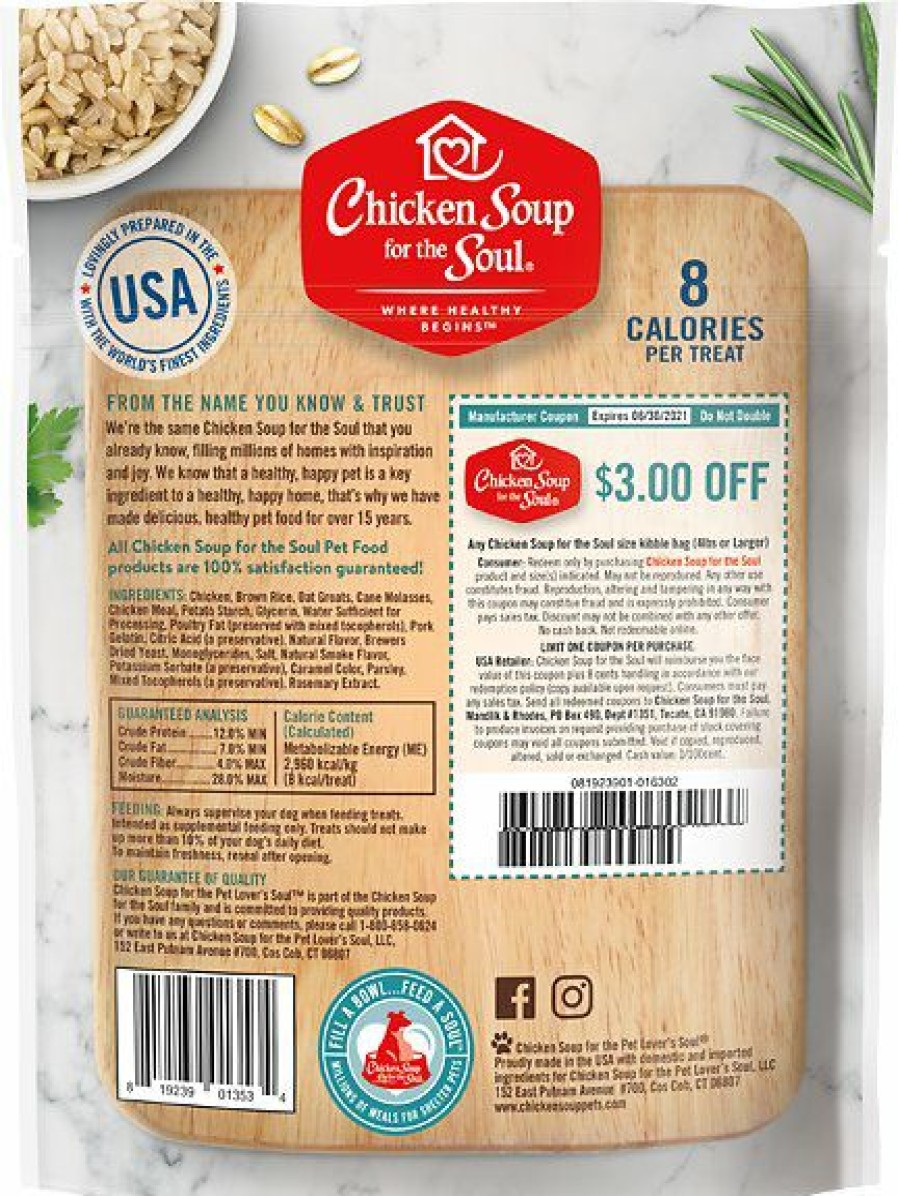 Soft & Chewy Treats * | Chicken Soup For The Soul Savory Snacks Chicken Dog Treats Online