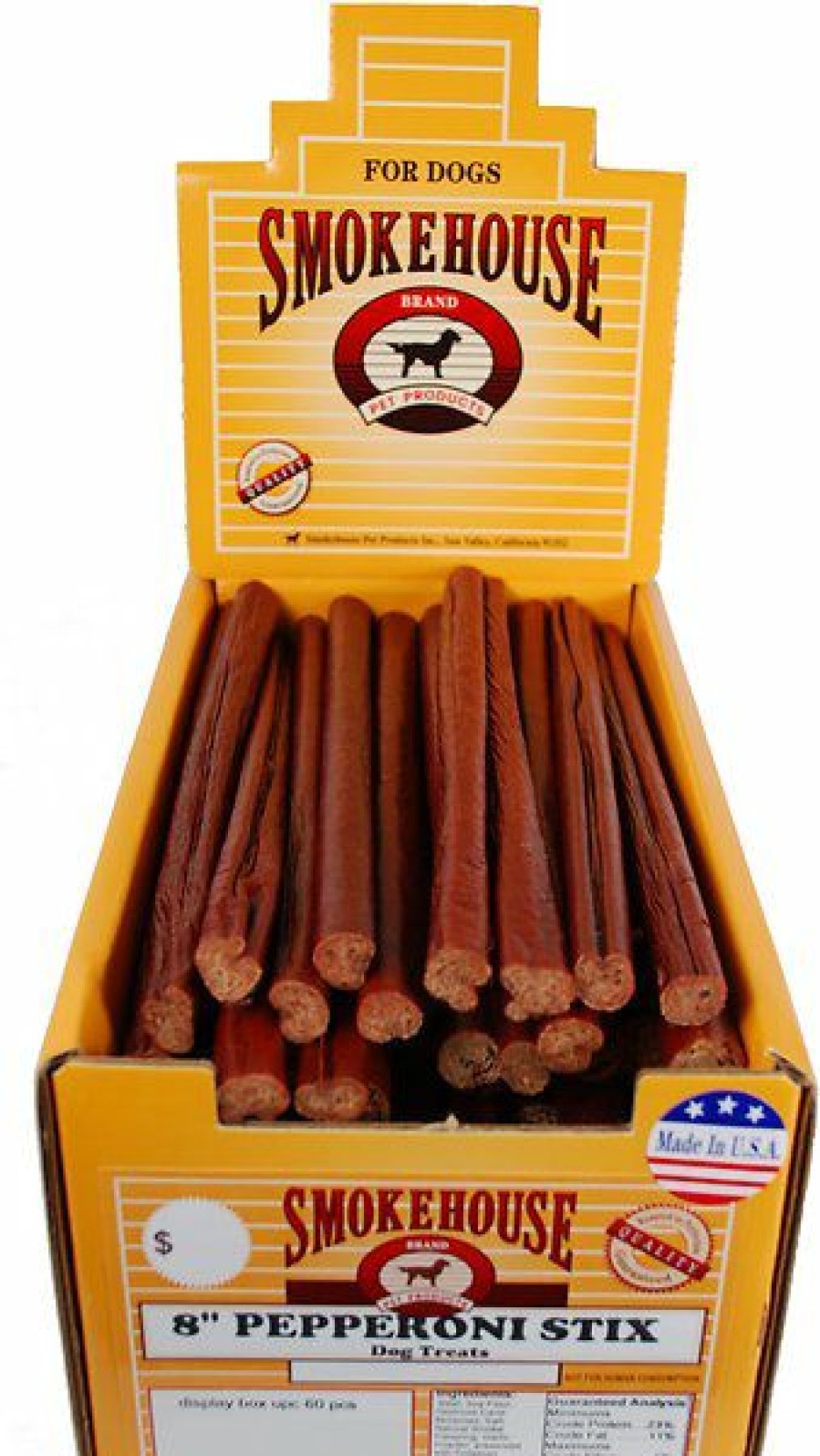 Soft & Chewy Treats * | Smokehouse Usa 8 Pepperoni Stix Dog Treats Clearance