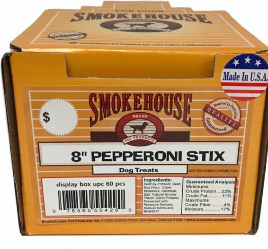 Soft & Chewy Treats * | Smokehouse Usa 8 Pepperoni Stix Dog Treats Clearance