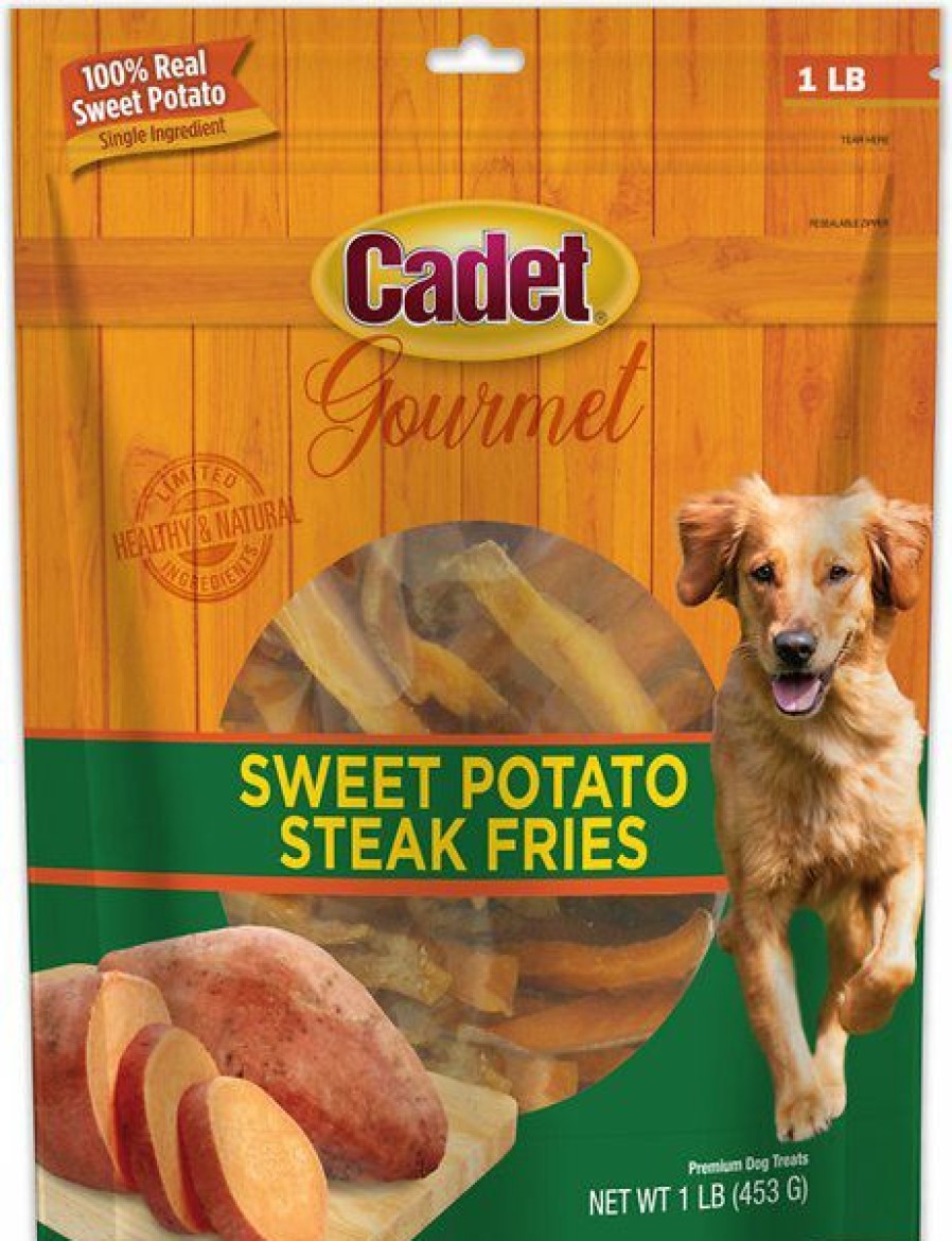 Soft & Chewy Treats * | Cadet Gourmet Sweet Potato Steak Fries Dog Treats Online