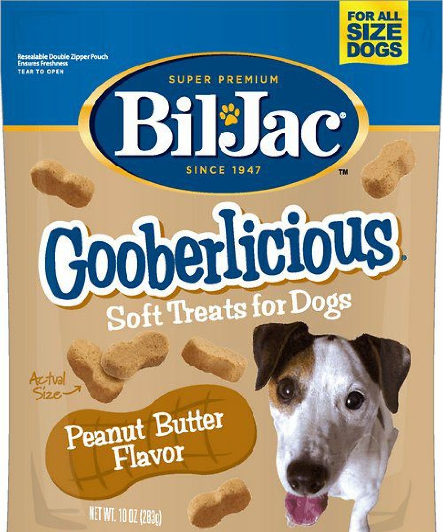 Soft & Chewy Treats * | Bil-Jac Gooberlicious Peanut Butter Flavor Soft Dog Treats, 10-Oz Bag Discount