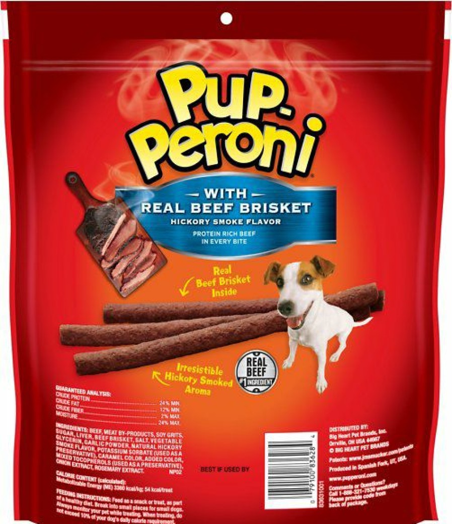 Soft & Chewy Treats * | Pup-Peroni Real Beef Brisket Hickory Smoke Flavor Dog Treats, 22.5-Oz Bag Online