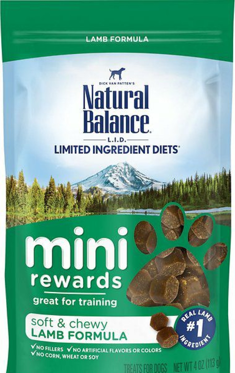 Soft & Chewy Treats * | Natural Balance Limited Ingredient Diets Mini-Rewards Lamb Formula Dog Treats, 4-Oz Bag Sale