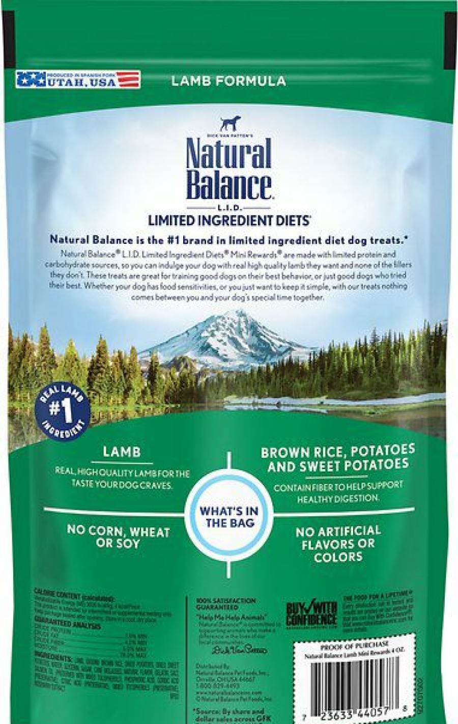 Soft & Chewy Treats * | Natural Balance Limited Ingredient Diets Mini-Rewards Lamb Formula Dog Treats, 4-Oz Bag Sale