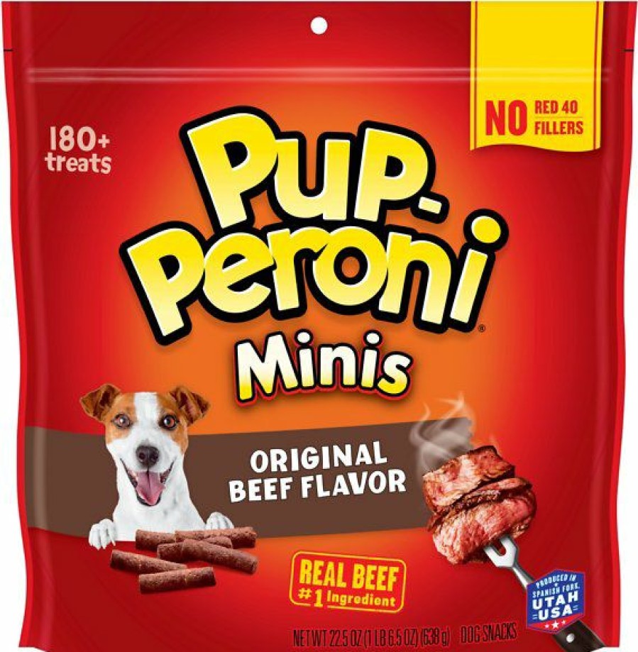 Soft & Chewy Treats * | Pup-Peroni Minis Original Beef Flavor Dog Treats, 22.5-Oz Bag Online