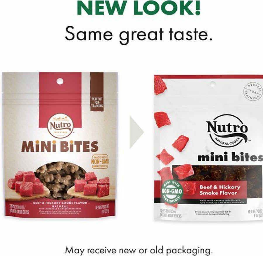 Soft & Chewy Treats * | Nutro Mini Bites Beef & Hickory Smoke Flavor Dog Treats Clearance