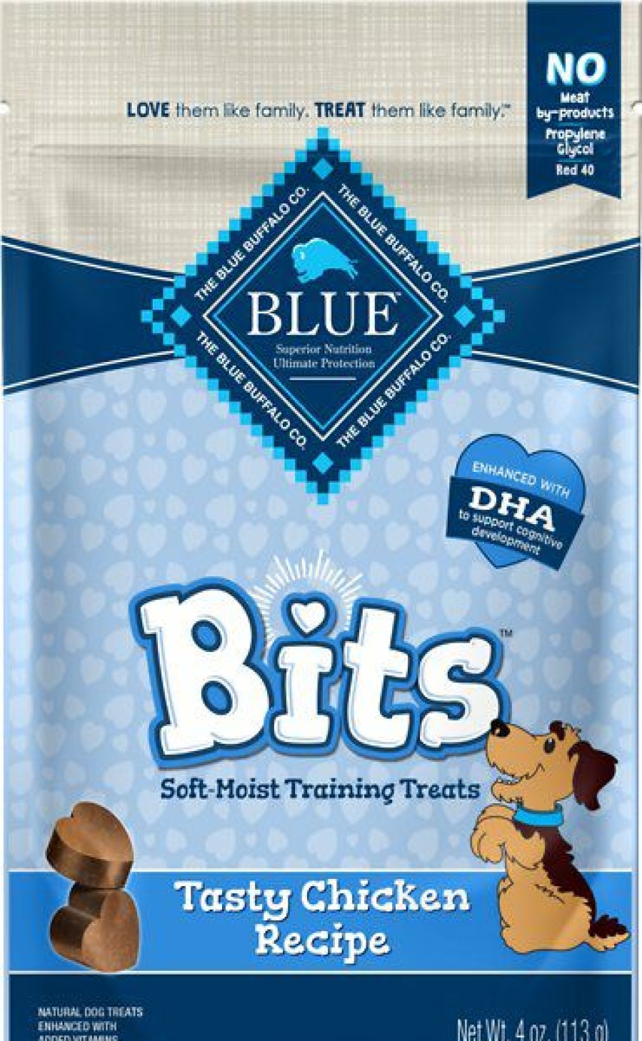 Soft & Chewy Treats * | Blue Buffalo Blue Bits Tasty Chicken Recipe Soft-Moist Training Dog Treats Online