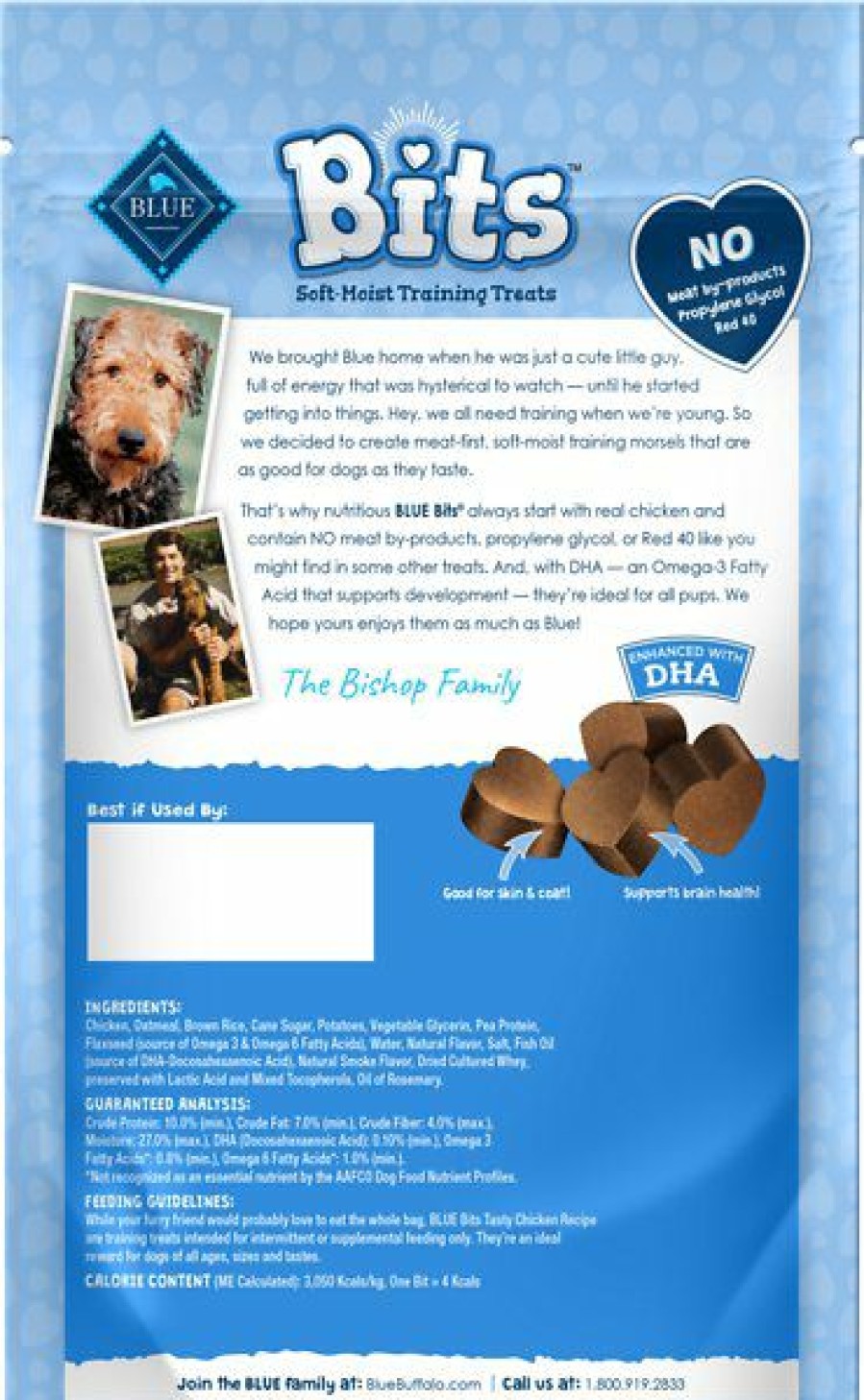 Soft & Chewy Treats * | Blue Buffalo Blue Bits Tasty Chicken Recipe Soft-Moist Training Dog Treats Online