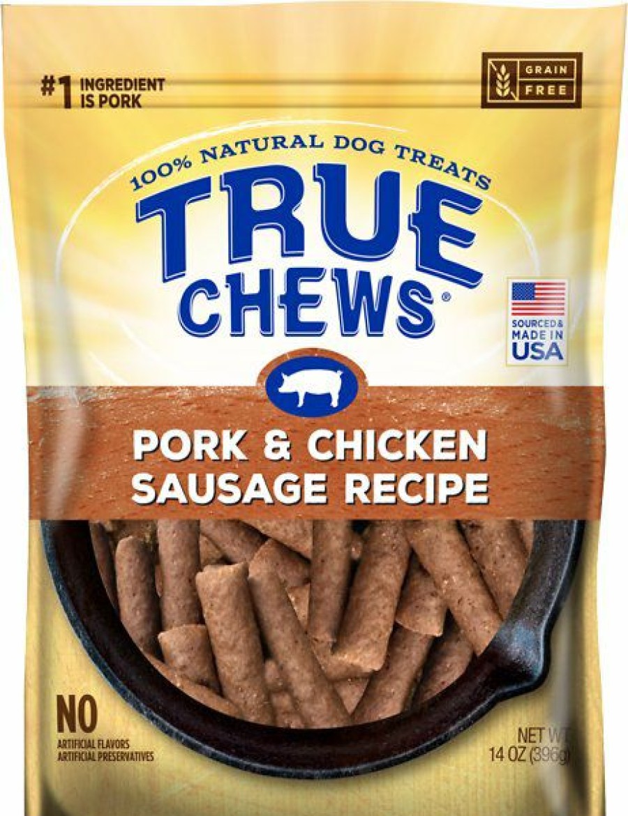 Soft & Chewy Treats * | True Chews Pork & Chicken Sausage Recipe Grain-Free Dog Treats, 14-Oz Bag Sale