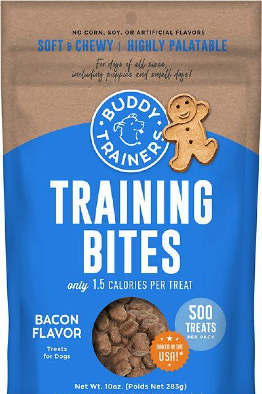 Soft & Chewy Treats * | Buddy Biscuits Trainers Training Bites Bacon Flavor Dog Treats, 10-Oz Bag Outlet