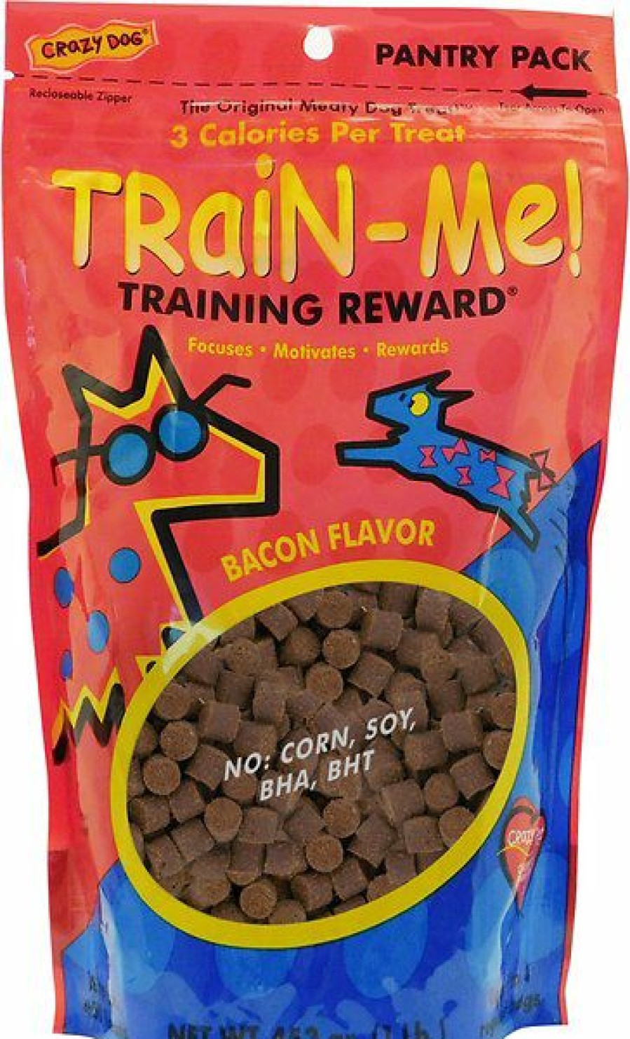 Soft & Chewy Treats * | Crazy Dog Train-Me! Bacon Flavor Dog Treats Clearance