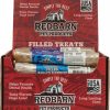 Bones & Natural Chews * | Redbarn Peanut Butter Filled Rolled Rawhide Dog Treats, 6-In Chew, Case Of 24 Clearance