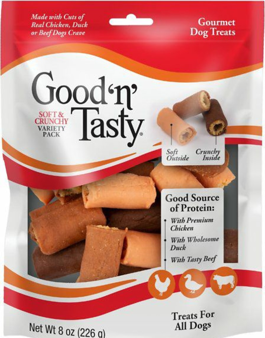 Soft & Chewy Treats * | Good 'N' Tasty Soft & Crunchy Variety Pack Dog Treats Online