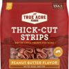 Soft & Chewy Treats * | True Acre Foods Thick Cut Strips With Real Bacon & Peanut Butter Flavor Dog Treats, 25-Oz Bag Outlet